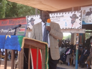 Chol Tong Mayay, governor of Lakes state, July 9, 2011 (ST)