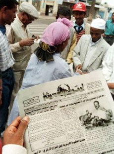 Newstand in Asmara, Eritrea (AFP)