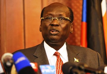 South Sudan Minister of Information, Barnaba Marial Benjamin (Getty)
