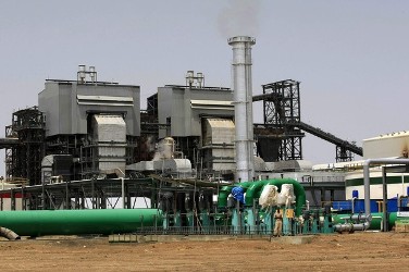 A general view of the White Nile Sugar Co sugar plant  in Al-Diwaim opned by Sudanese President Omer Hassan al-Bashir on July 11, 2012. (Rueters)