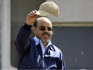 Ethiopian prime minister Meles Zenawi in Addis Ababa, May 2010 (AFP / Getty)