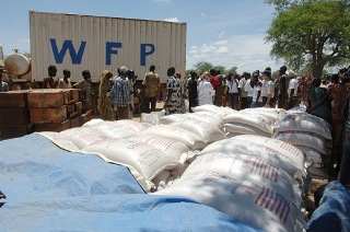 Food aid distribution in Abyei (UN)