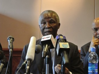 ثابو امبيكي رئيس الوساطة الأفريقية
