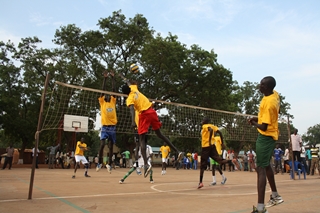 Men's volleyball - Warrap vs Benitu, Rumbek, Lakes state, August 2, 2012 (ST)