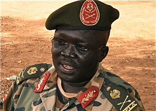 Deputy commander of the South Sudan Military Intelligence, Mac Paul (Bonifacio Taban)