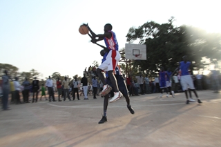 Men's basketball in Rumbek, Lakes state, August 2, 2012 (ST)