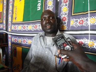 Head teacher of Pibor Basic Primary School, Samuel Logidang Korok, Pibor, Jongeli, South Sudan, July 31, 2012 (ST)