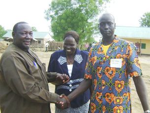 Bor County Commissioner, Maker Lual, at his office in Bor, August 14, 2012 (ST)