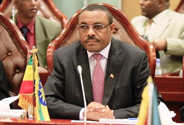 Ethiopian Deputy Prime Minister and Foreign Minister Hailemariam Desalegn attends the Joint Political Committee meeting between Sudan and Ethiopia in Khartoum December 24, 2011 (Reuters)