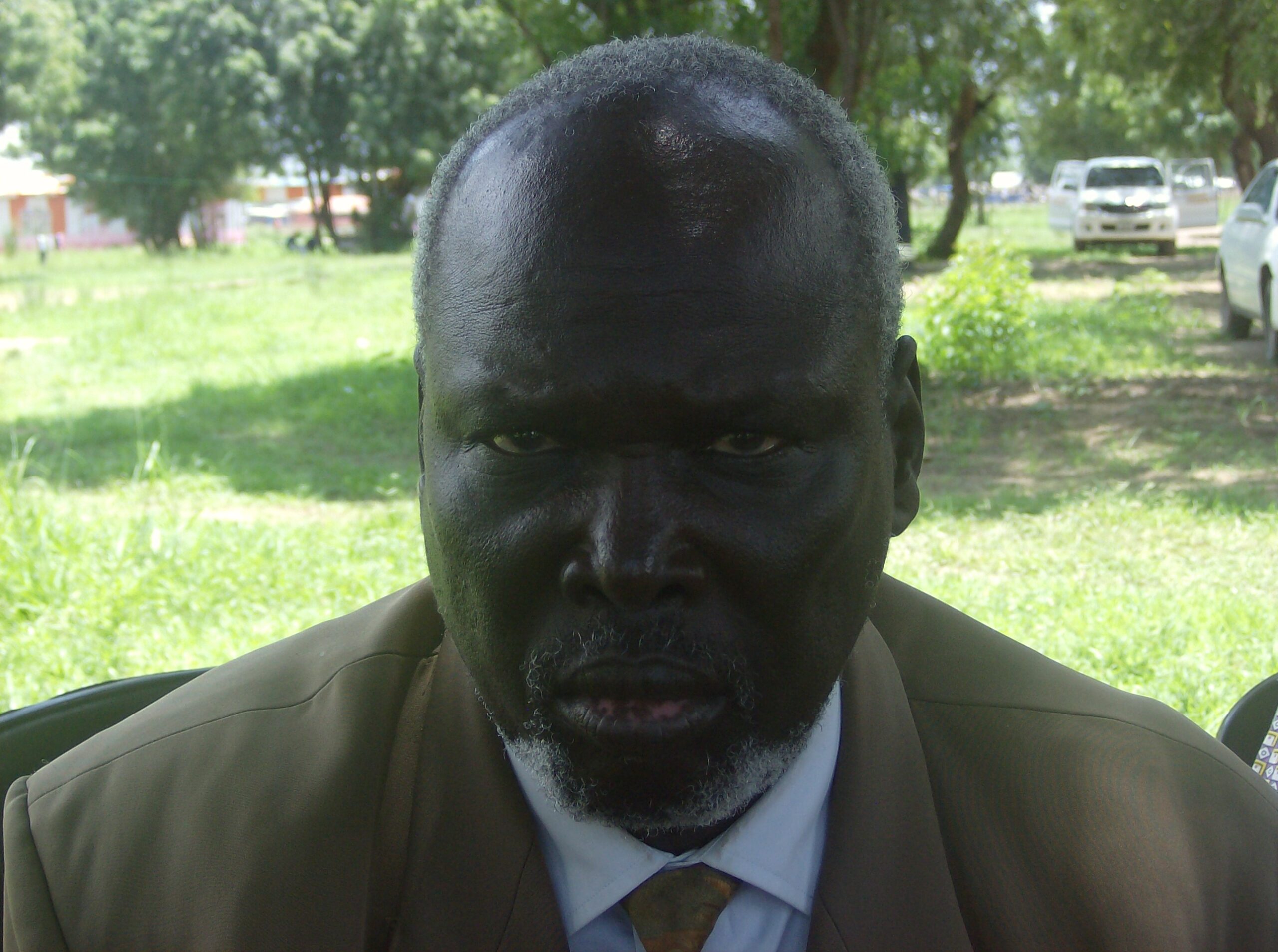 Judi Jonglei Bioris, at the meeting at Star Hotel in Bor, August 14, 2012 (ST)