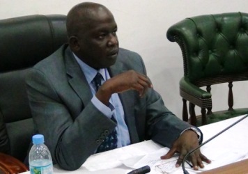 Kom Kom Geng, the Chairperson of the Public Accounts Committee (PAC) of the South Sudan National Legislative Assembly (NLA). 8 August 2012 (ST)