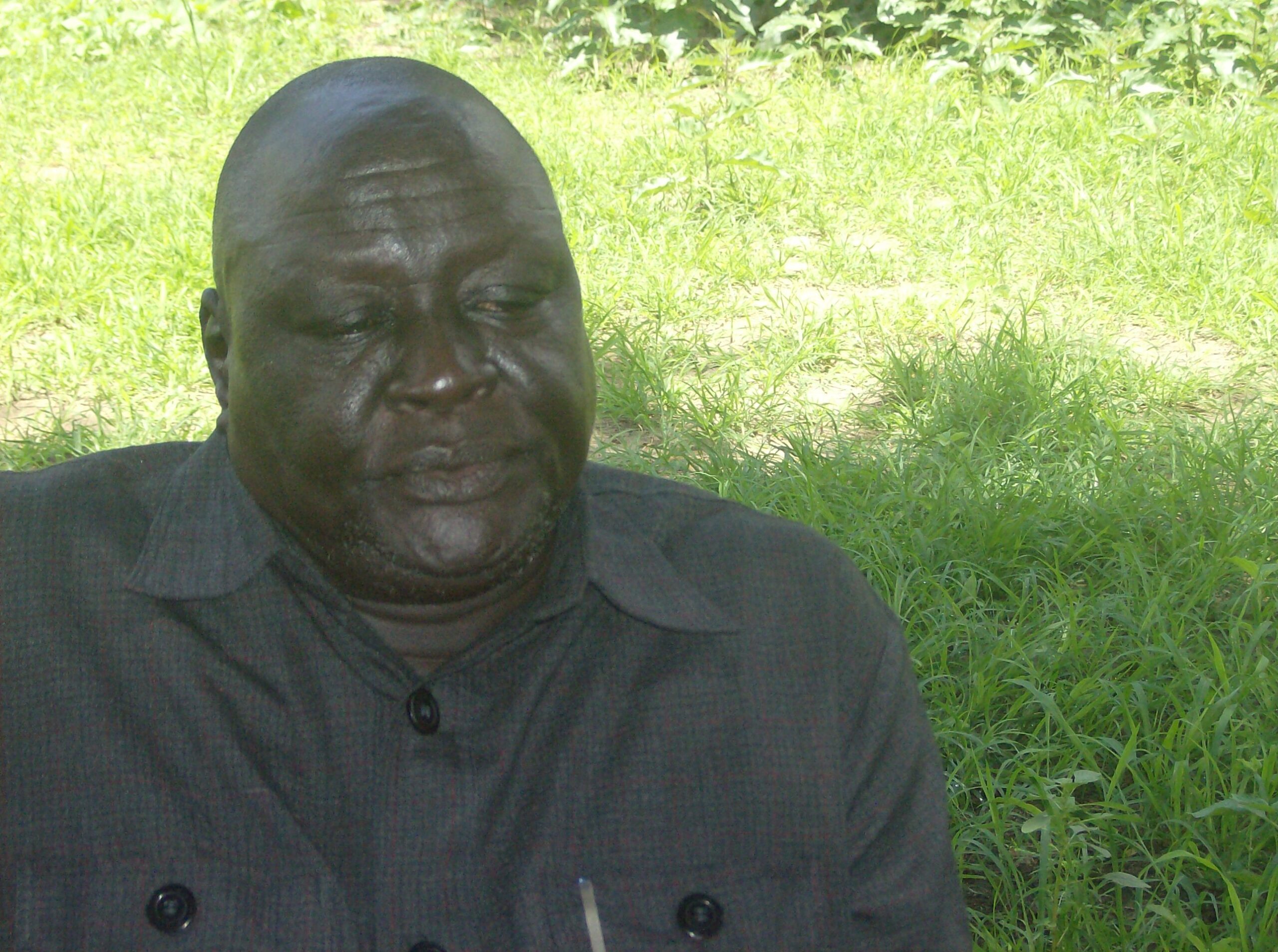 Moses Mayul Bol, attending the MPs meeting at Star Hotel In Bor, August 14, 2012 (ST)