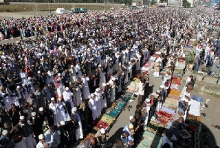 Muslims marking Eid al-Fitr, Addis Ababa, Ethiopia, 2009 (Reuters)