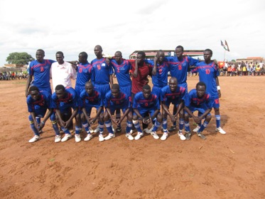 Nahda Bentiu Club from Unity State (Photo: Northern Bahr el Ghazal State Ministry of Youth)