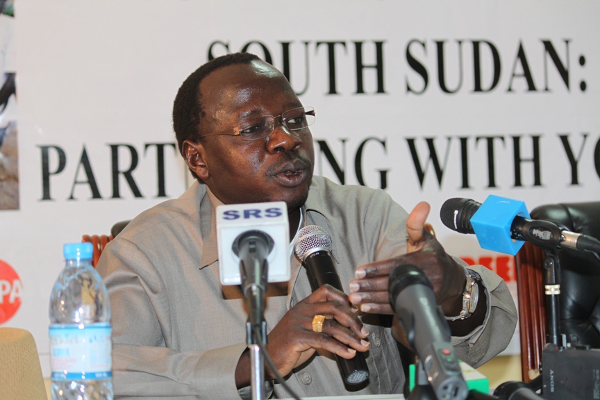 South Sudan's Youth and Sports Minister, Dr. Cirino Hiteng Ofuho (ST)