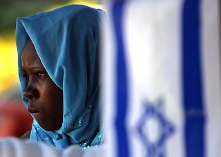 Sudanese refugee in Israel (AFP/Getty)