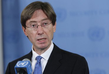 Germany's Amb. Peter Wittig, who chairs the UN Security council in September 2012 (UN photo)