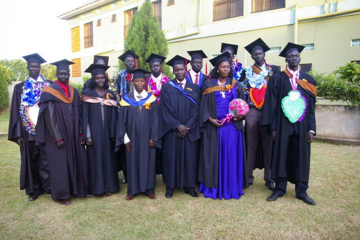 South Sudanese students graduate from Bugema University in 2011 (SS Emabssy Educational Attache office)