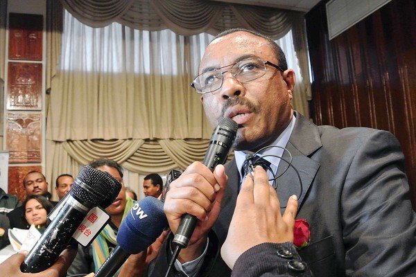 Ethiopia's acting prime minister, Hailemariam Desalegn, August 17, 2012 (AFP/Getty)