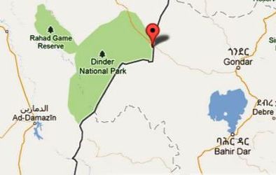 Metema twon, Ethiopia (Google map)