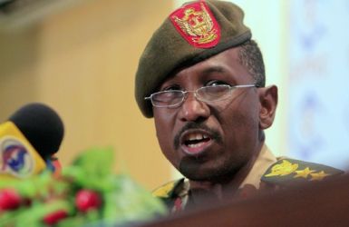 Sudanese army spokesperson al-Sawarmi Khalid Sa’ad (Reuters)