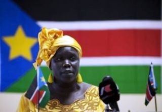 Anne Itto, the SPLM deputy secretary general (AP)