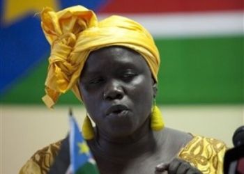 SPLM deputy secretary general Anne Itto (AP)