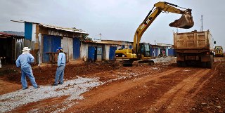 A road under construction in Juba, South Sudan (Nation)