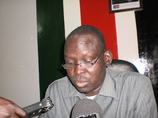 Samuel Lony Geng Unity State's Minister of Agriculture and Forestry, January 14, 2013 (ST)