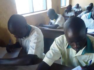 Wulu County students in a classroom undertaking exams on Monday, January 7, 2013 (ST)