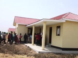 The new dwellings will house war widows, orphans and the disabled in Jonglei state, 22 February 2013 (ST)