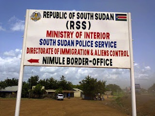 A checkpoint at Nimule border (Easthams)