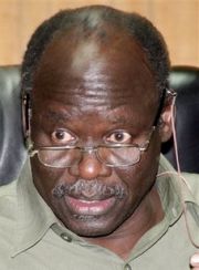 Sudan People’s Liberation Movement-Democratic Change (SPLM-DC) chief Lam Akol (Isam Al-Haj/AFP/Getty Images)