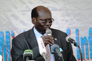 South Sudan information minister Benjamin Marial (ST)