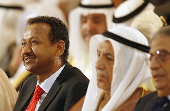 FILE - Mustafa Osman Ismail, the advisor to Sudan's president Omer Hassan al-Bashir, listens on during the opening session of the international donors and investors meeting for the development of east Sudan in Kuwait City on 1 December 2010 (YASSER AL-ZAYYAT/AFP/Getty Images)