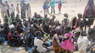 People displace by ethnic violence in Pibor County, Jonglei state February 2, 2012 (ST/Julius Uma)