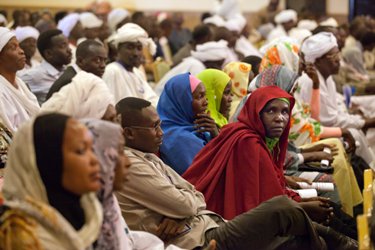 Participants of the Internally Displaced Persons and Refugees Conference at the Koral Hotel in Nyala, South Darfur on 26 March 2013 (Photo by Albert Gonzalez Farran - UNAMID)