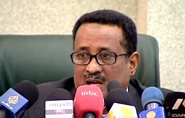 Sudanese Minister of Interior Ibrahim Mahmoud Hamed