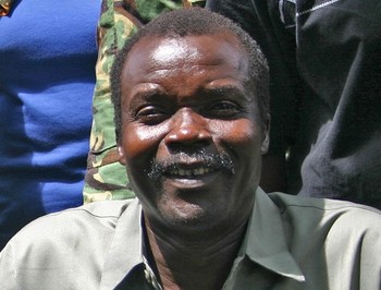 Lord's Resistance Army (LRA) leader Major General Joseph Kony, is seen at peace negotiations in Ri-Kwangba, South Sudan on November 30, 2008 (Reuters)