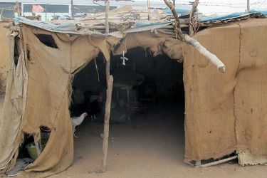 A tent for residents of the Mayo IDP Camp in Khartoum , May 21, 2011 (photo State Dept)
