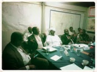Members of Abyei Joint Oversight Committee in a meeting (AU photo)