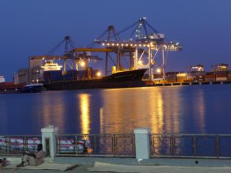ميناء بورتسودان في شرق البلاد