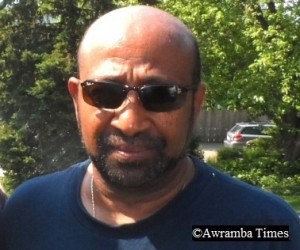 Dr. Berhanu Nega the chairman of the Ethiopian opposition group Ginbot 7 (Source: Awramba Times)