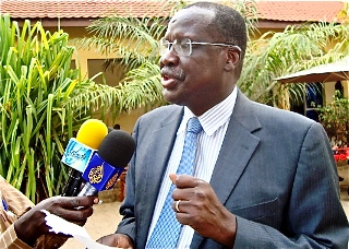 South Sudan Justice Minister John Luk Jok (thenile/pascal ladu)