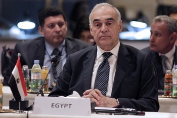 Egyptian Foreign Affairs Minister Mohamed Kamel Amr (KHALIL MAZRAAWI/AFP/Getty Images)