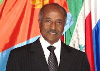 Eritrean foreign affairs minister Osman Saleh Mohammed