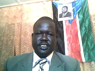Gabriel Deng Ajak, the Relief and Rehabilitation Commission RRC director in Jonglei state (ST File)