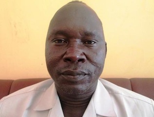 Chol Wall, the speaker of the Jonglei State Legislative Assembly (ST)