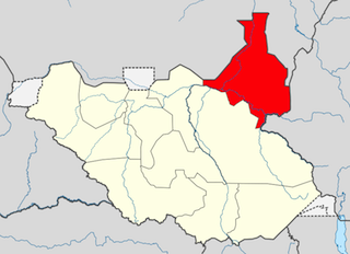 The map of Upper Nile state