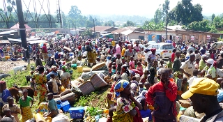 Congolese refugees arrive at a transit site in Bunagana, a town in the southwest of Uganda (Brigitte Rosotti/MSF)